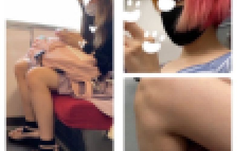 2名の美人お姉さんの接近エロ過ぎる生足美脚527