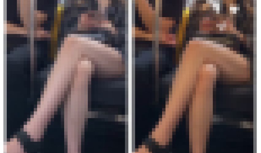 長編シリーズ489 脚を組むS級美人お姉さんの対面エロ過ぎる生足美脚