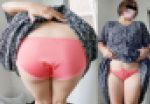 【ワンコイン人妻パンチラ】旦那が事業に失敗で引っ越し余儀なくされた離婚間も無い専業主婦おばさん