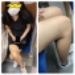 美人お姉さんのエロ過ぎる真上からの生足美脚538