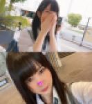 S県立 色白清純黒髪美少女??年上彼氏とホテルでハメ撮り 初めてのゴム無しSEXでおまんこ絶頂からの大量中出し