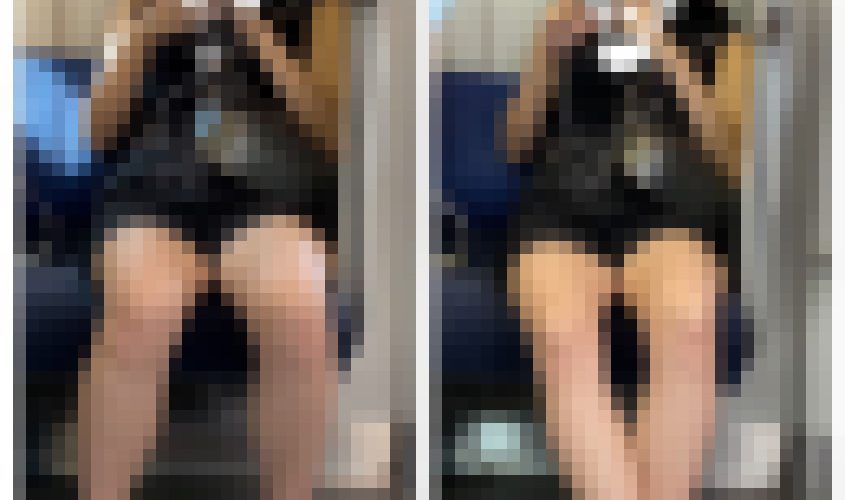 美人お姉さんのエロ過ぎる対面生足美脚550