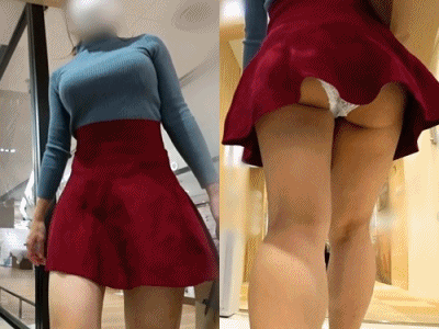 【超乳お姉さん☆スカートの中の秘密】☆脱げば超濃厚プルプルおっぱいがエロすぎた!!!