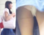 [★顔出し]パンチラ盗撮 激カワ女子大生 ピンクパンツを激撮