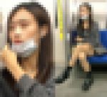 スマホを眺めてニヤニヤするスケベそうな女子大生（其の三）