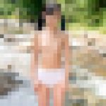 【140cm極ミニマム】華奢ガリ貧乳の若い子にビュルビュル2発射【個撮】