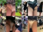 ★再販品　４人のJK風の逆さパンチラ動画　Ｓ０２４
