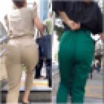 【2名・高級姉さんのコットンパンツ】