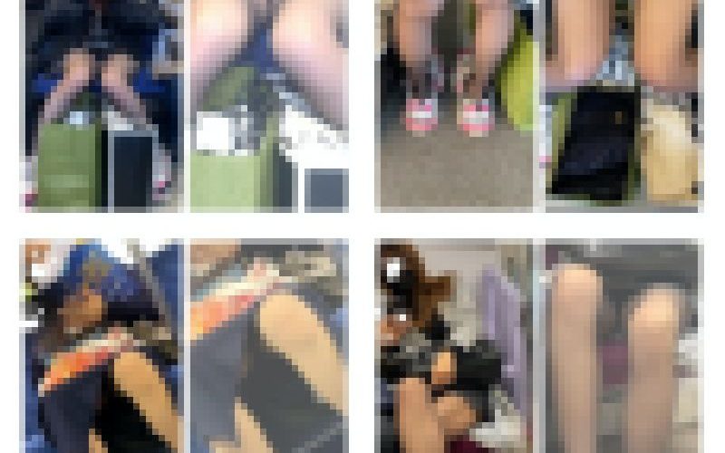三角パンチラ　脚フェチ423 3名のS級美人お姉さんの対面エロ過ぎるパンスト美脚