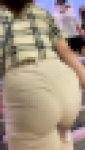 お姉さんの後ろ姿　２３８　ムチムチ　透け　階段上り　３連発　OL　巨尻　迫力　３人　パンツ