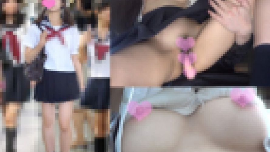 【電車痴漢】制服美少女に中出し痴漢！乳首クリ責め肉棒ブチ込み孕ませ中出し