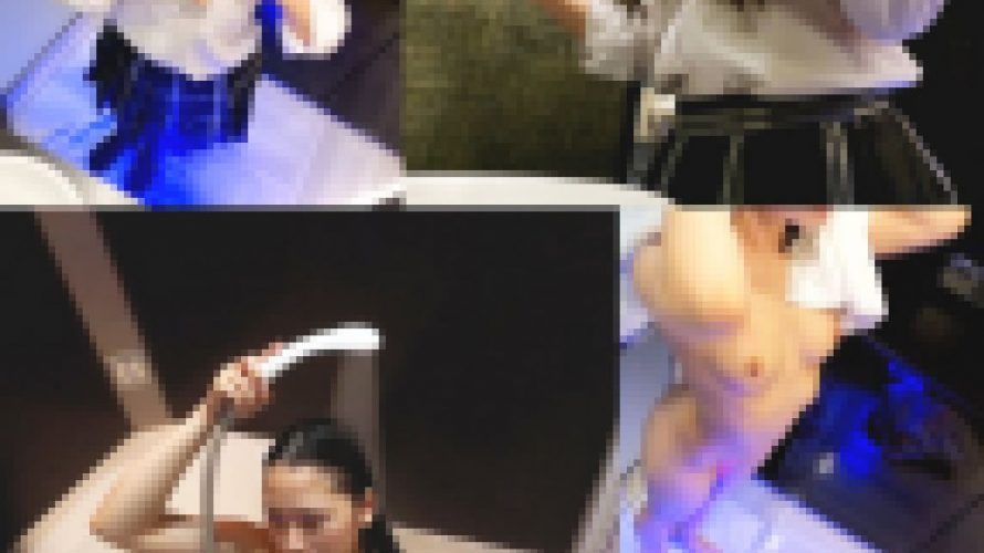 泊まりに来たかなり美少女のJ○お風呂をガッツリ盗撮 指で摘まみたくなるトキトキに尖ったビンビン乳首がエロすぎてオカズに最適