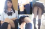 ホーム＋電車内で前後からガッツリPを撮られる清純派ロリ娘密着パンチラ動画(フルHD)