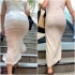 【2名・ムラムラする白い着衣尻】