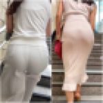 【2名・期待してしまうパンツと期待通りのワンピース】