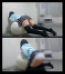 【見せつけJC】ﾊﾞﾗﾝｽﾎﾞｰﾙしながらﾊﾟﾝﾂ見せつけてくるC少女