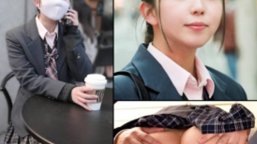 【電車痴漢 #9】《幼児体型〇リ女子●生》今にも泣きだしそうな顔で怯える女子●生の〇リマンコに囲い込み中出し痴漢