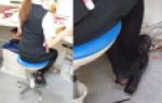 ★病院受付事務員後ろから撮影★