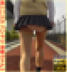 超ミニスカパンチラ　杏里ちゃん３