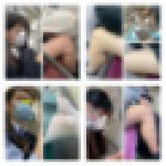 ４名のJK風制服美女の接近エロ過ぎるミニスカ生脚349