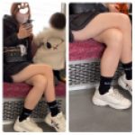 脚フェチ448  脚を組む美人人妻お姉さんの対面エロ過ぎるパンスト美脚