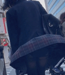 【オリジナル撮影】制服ＪＫ　風でスカートふわりＰＡＲＴ８【動画】