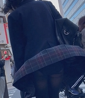 【オリジナル撮影】制服ＪＫ　風でスカートふわりＰＡＲＴ８【動画】