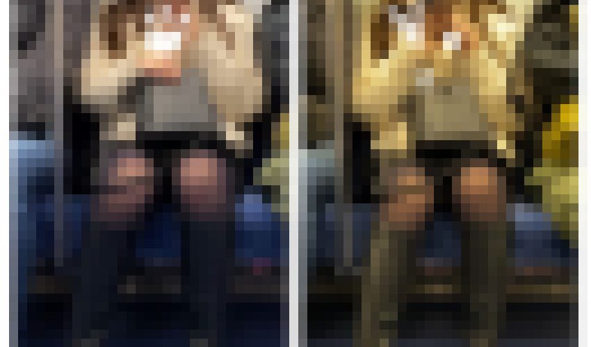 美人お姉さんの対面エロ過ぎる黒パンスト美脚624