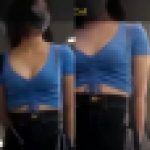 胸の露出が超エロい挑発的なギャル★プルンプルンな美乳に目が釘付け