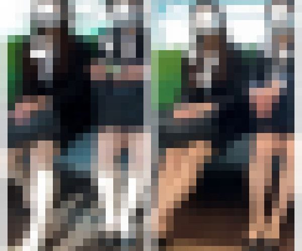 仲良し美人リクスーお姉さんのエロ過ぎる対面パンスト美脚631