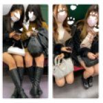 脚フェチ456  仲良し2人組みの美人女子大生の対面エロ過ぎる生脚美脚