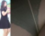 [★スカートめくり][★顔出し]パンチラ盗撮 超ミニスカギャル 黒のレース付きパンツを丸出しに