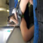 田奈JK電車対面ぱんちら