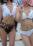 揺れる巨乳おっぱい2人組スタイル良い体コスプレ2018夏【動画】イベント編 4814と4803セット販売