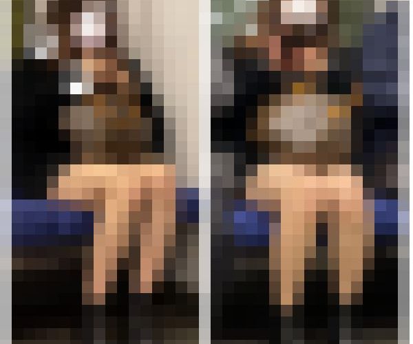 ショーパンから大胆生脚を披露するギャル系美人お姉さんの対面エロ過ぎる生脚美脚655