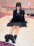 【個人撮影】サブカル系女子_私立③黒髪の制服娘とパパ活_中出し映像流出