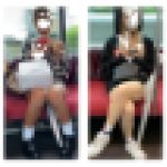 2名の美人ギャルお姉さんの対面エロ過ぎる生脚美脚659