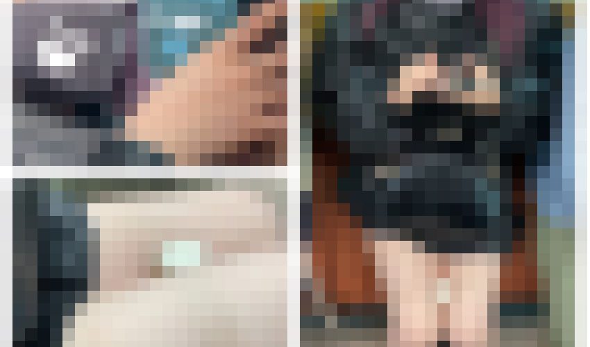 美人ギャルお姉さんの接近、真上からのエロ過ぎる生脚美脚663