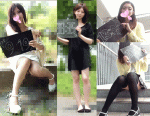 【偽装美人時計Pチラ極悪盗撮】お得3本セット