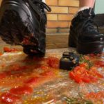 【トマトcrash】赤と緑の体液をぶち撒けさせカメラでさえ蹴飛ばすおてんばキッズ