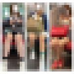 スマホに夢中な3名の美人お姉さんの対面エロ過ぎるパンスト美脚673