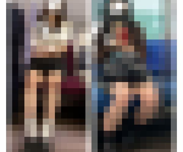 スマホに夢中な2名の美人お姉さんの対面エロ過ぎる生脚美脚675