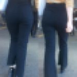 ギャル尻パラダイス4＊黒パンの巨尻がエロ過ぎスレンダーギャル