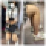 JK風制服美女のエロ過ぎる真上接近ミニスカ生脚390