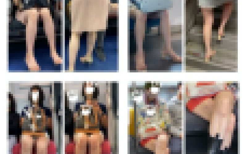 脚フェチ471４名の美人お姉さんの対面エロ過ぎる生脚美脚