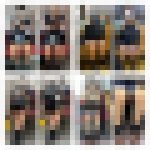 4名のJK風制服美女のエロ過ぎる対面ミニスカ生脚393