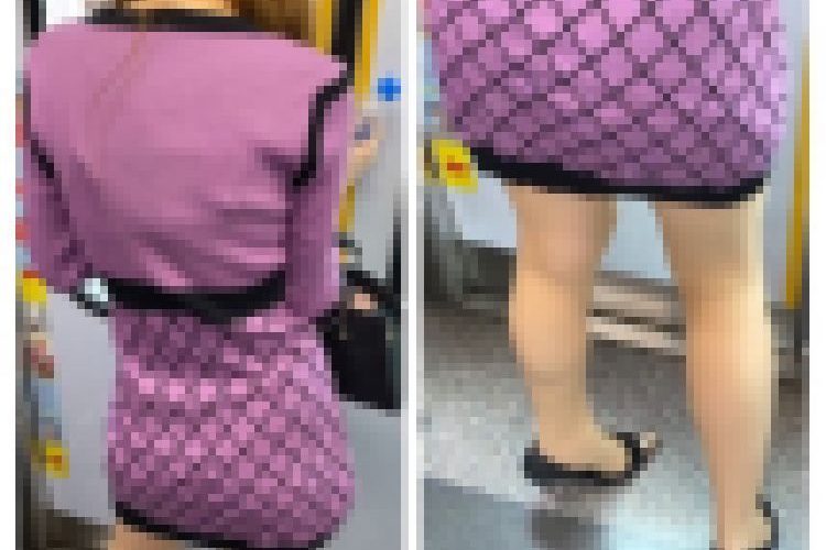 2名の美人お姉さんの対面エロ過ぎる立ちパンスト美脚671