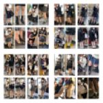 【再販特典付き】総尺５９分の長編　豪華16名のJK風制服私服美女のエロ過ぎる立ち生足美脚38