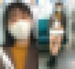 美味しそうな生脚を持つイマドキ女子大生を正面から撮影（其の二）