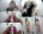 【全裸試着室】最強貧乳☆黒タイツお姉さんの秘密空間を覗き見!!!